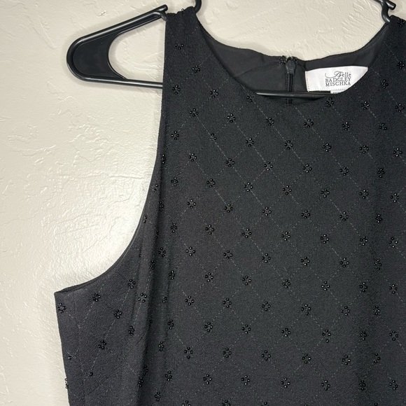 Beaded Evening Gown by Belle Badgley Mischka | Black Formal Dress Embellished 10 - Picture 1 of 15